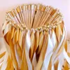 Décoration de fête 50pcslot baguettes de ruban coloré bâton de mariage avec des cloches pour la décoration de mariage 230615