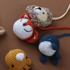 Rattles Mobiles 1PC Baby Play Gym Frame Hanging Rattle Toys Crochet fylld djurbädd mobil för födda barn fitness rack rum dekor 230615