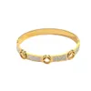 Haut de gamme Marque Designer Lettre Angle Bracelet Femmes Célèbres 18K Plaqué Argent Plaqué Bracelets Ne Se Fanent Jamais Bracelet En Acier Inoxydable Incrusté Bijoux En Cristal