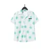 2023 Designer Shirt Heren Button Up Shirts print bowlingshirt Hawaii Bloemen Casual Shirts Mannen Slim Fit Korte Mouw Jurk Hawaiian258k