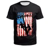 Camiseta de grife masculina camiseta masculina feminina dia da independência dos EUA manga curta camiseta digital impressa em 3D fantasia de casal camiseta masculina feminina estampada moda masculina top 6XL