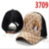 2022 Designer Mens Baseball Caps woman Brands Tiger Head Hats bee snake Embroidered bone Men Women casquette Sun Hat gorras Sports333f