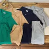 Été nouveau produit Designer ensemble de vêtements pour enfants garçons et filles marque de mode broderie POLO bébé à manches courtes ensemble de deux pièces