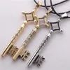 Pendant Necklaces Anime Attack On Necklace Metal Eren Key Choker Charm Cosplay Jewelry Toy Figure Shingeki No Kyojin Gifts