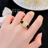 Cluster Rings 2023 Women Italian Textured Carved Gold Ring Vintage Full Diamond Girl