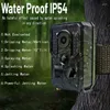 Caméscopes 16MP 1080P vidéo caméra de piste de la faune Po piège caméras de chasse infrarouges caméras de suivi de Surveillance sans fil