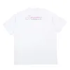 23SSVTM Couleur Dauphin Motif Lettre Imprimer Lâche Décontracté T-shirt à Manches Courtes pour Hommes et Femmes Tendance