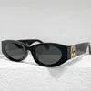 Miu Sunglasses Women's same type oval frame eyeglass classic designer anti-glare UV400 premium plate sunglasses T054 with Box 42LOD