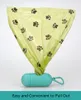 Eco Friendly Dog Poop Bag Dispenser Leash Holder with Leak Proof Biodegradable Dog Waste Bags