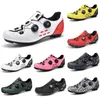 2023 Mountain Cycling Lock Shoes Men Black Red White Grey Green Yellow Pink Mens Trainers Sports Sneakers Outdoor Color 9
