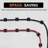 Новые 60,pcs Cable Organizer Clips настольные компьютеры аккуратные кабельные зажимы для управления кабелями держатель шнур