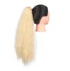 24-Inch High-Temperature Silk Corn Silk Drawstring Ponytail - Multiple Styles for Unique Looks - Perfect for Special Occasions - Easy to Install and Secure Hold