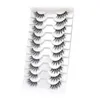 Makeup Tools Half Lashes False Eyelashes Natural CatEye 3D Curly Accent Extension Wispy 34 Corner Pack 230614