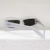 Sonnenbrille Designer 2023 Steampunk Fahren Luxus Marke Polygon UV400 Männer Dsigner Acetat Brillen Frauen Schwarz Weiß Brillen W34E