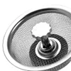 New Kitchen Sink Filter Mesh Stainless Steel Sink Strainer Anti-Blocking Bathroom Floor Drains Hair Catcher Stopper Sink Accessories