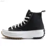 Tendance décontractée en toile classique pour hommes et femmes Chaussures décontractées pour chuck Sneaker Platform Shoes Trois Black and White High et Low Sneakers 35-40