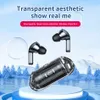 NEW TM20 Wireless Bluetooth Earphone Space Capsule Transparent Headset Dual Ear Intelligent Noise Reduction TWS 5.3 Game Sports Earbuds