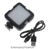 Têtes de flash KX4A Mini lumière vidéo LED avec 3 lampes de remplissage de panneau de photographie rechargeables à monture froide pour Macro PographyVideo