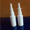 1000PCS/Lot 25 ML Nasal Spray Bottle, Medical PE Plastic White Bottle wholesaleshipping Hordt