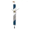 Relógios de parede Nórdico Relógio Grande Moderno Luxo Relógios Silenciosos Mecanismo Pêndulo Decoração Duvar Saati Decoração SYGM