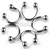 Labret Lip Piercing Jewelry Pinksee مختلط 120 PCSlot Silver Color Body Heeped Belly Rings بالجملة 230614