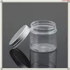 40pcsペットプラスチックジャー付きアルミニウム蓋付きコセムティックボトルクリームボトルキャップ化粧品コンテナ50ml 50GHIGH QUANTTY FMRIT