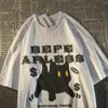 Streetwear Dark Punk Goth Schwarze Katze Grafik T Shirts Männer Frauen Hip Hop Oansatz Tops Übergroßen Sommer Große 2XL Harajuku