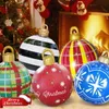 Décorations De Jardin La Plus Grande Vente 20Style 60CM Géant Noël PVC Gonflable Décoré Boule Fait PVC Arbre De Noël Décoration Extérieure Jouet Balle Cadeau 230614