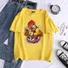 T-shirts voor heren Huaxia Zodiac Xiangyun Chicken Support Boy Print Hong Kong Style Europese en Amerikaanse katoenen korte mouwen