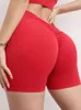 Shorts actifs INLUMINE Sports d'été cyclisme femmes dos taille col en v Yoga Gym Fitness Leggings Sexy hanche ascenseur pantalon