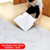 Simulated Marble Tile Floor Sticker PVC Waterproof Self-adhesive for Living room Toilet Kitchen Home Floor Decor 3d Wall sticker