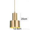 Lampade a sospensione Europa Stile Loft Rame Droplight Edison Vintage LED Modern Light Fixtures Lampada a sospensione singola creativa Illuminazione domestica