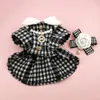 Vêtements pour chiens Vêtements pour animaux de compagnie Printemps Automne Doux Robe à carreaux Chiot Princesse Robe Mignon Designer Chemise Petit Chien Cardigan Chihuahua Yorkshire 230614