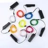 Glow EL Wire Cable LED Neon Christmas Dance Party DIY Costumes Clothing Luminous Car Light Decoration Clothes Ball Rave