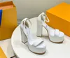 Diseñador Mujer Zapatos de tacones altos Clásicos Punta estrecha Rhinestone brillante Cuero genuino 6 cm 8 cm 10 cm Tacones finos Sandalias de mujer con bolsas para el polvo