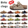 مصمم Birkston Sandals Sandal Slide Platform Birks Boston Poston Men Women Slipper Soft Luxurys Sandals Sandals Suede Leather Strap Shoes Size 35-46