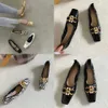 Summer Sandals New Brand Women Flat Shoes Square Toe Slip Vintag Slip на балерине неглубокий балет Loafer Stone Pattern MU 230511