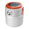 Solar LED -gloeilamp met zijkobse spotlight en telefoonlaad, 5 -modus, hoge heldere zonne -led -lamp voor kamperen wandelvissen noodsituatie