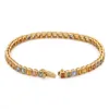 Bracelet de tennis multi saphir naturel fait à la main en or jaune 18 carats avec pierres précieuses en gros bijoux personnalisés pour hommes femmes