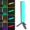 Bastões de luz LED W200 LED RGB soft light Tube Light Handheld Pography Stick Creative Video Fill Handheld Sutefoto Handheld Led Light Stick 230614