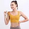 Yoga Outfit Reggiseno sportivo Donna -Proof Anti-Cascamento Bellissimo gilet posteriore Seni accoppiati Supporto forte Allenamento Fitness