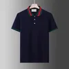 Summer Polo Men Shirt Italy Designer Cotton Polo T Shirts Fashion Casual Business Work Sports High Street Embroidery Mens Polos Shirts