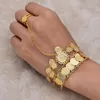 Bangle Wando Gold Coin Bracelet For Women/Men Color & Copper Ethiopian Jewelry African Arab Wedding Gifts