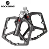 Fietspedalen ROCKBROS MTB Wielrennen Ultralight Pedaal Bike Bicycle Sealed DU Bearing Pedals Aluminum Alloy CRMO Non-slip Cleat Bike Part Pedals 230614