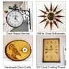 Zegarki stolika biurka MCDFL DIY Quartz Silent Wall Clock Mechanizm Centralny Zestaw ruchu do maszyn zegarek Zachikanie Zegrze Zegrze Zegrze Zegrze Zegrze