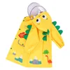 Vêtements de pluie Enfants Épaissir Imperméable Vêtements De Pluie Enfants 3D Solide Impression Manteau De Pluie Licorne Dinosaure Imperméable Pour Filles Garçons Poncho Imperméable 230614