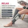 Leg Massagers 360° Air Compression Beauty Leg Massager Heating Wireless Rechargeable Fully Wrapped Relieve Calf Muscle Fatigue Relaxation Gift 230614