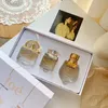 Luxury designer piggy bag ribbon perfume 3pcs set 30ml * 3pcs with nozzle love story Send mother girlfriend friend gift special fast shipping