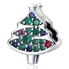 925 argent pour pandora charms bijoux perles DIY Pendentif femmes Bracelets perles Couleur Arbre De Noël