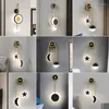 Wall Lamp Modern Style Long Sconces Led Applique Lustre Turkish Swing Arm Light Smart Bed Mount